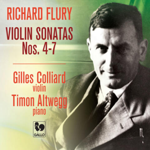Richard Flury: Violin Sonatas Nos. 4-7 album art