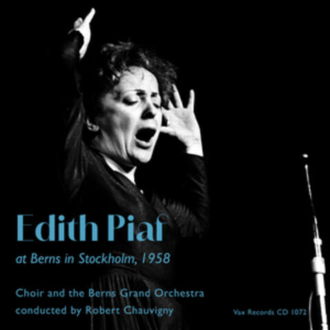 Edith Piaf at Berns in Stockholm, 1958 album art