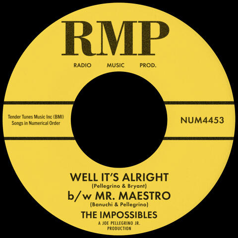 Well It's Alright b/w Mr. Maestro album art
