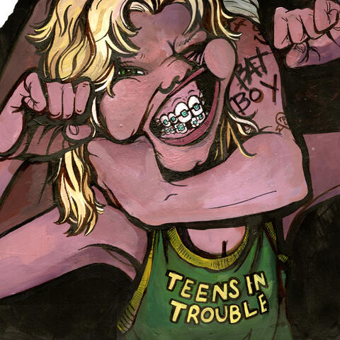 Teens in Trouble / Bat Boy album art
