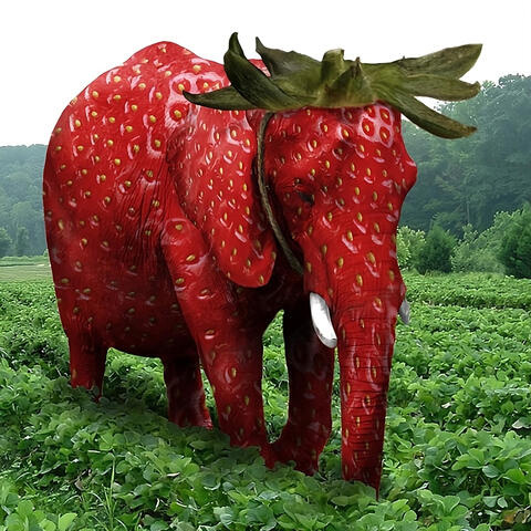 Strawberry Elephant album art