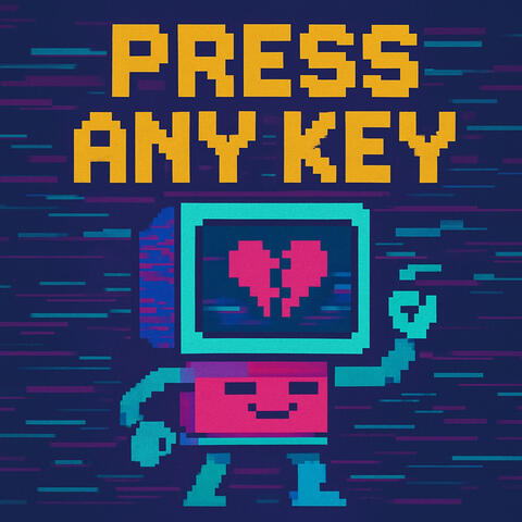 PRESS ANY KEY α album art