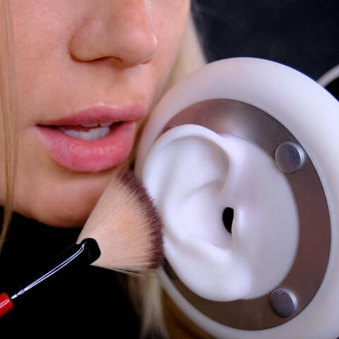ASMR Close-Up Ear Brushing & Soft Breathy Whispers album art
