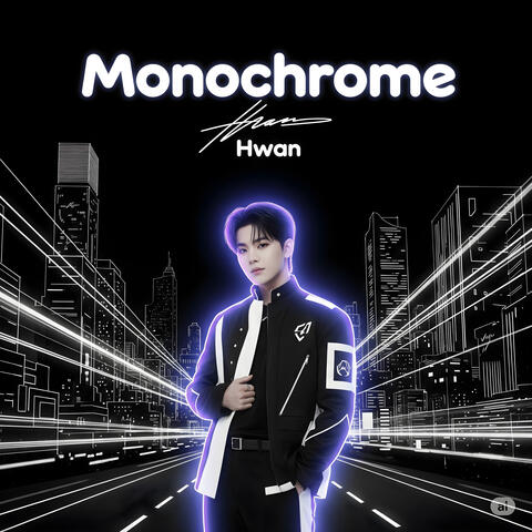 Monochrome album art