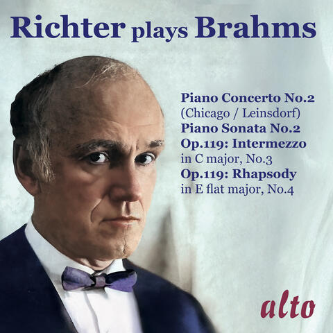 Richter Plays Brahms album art