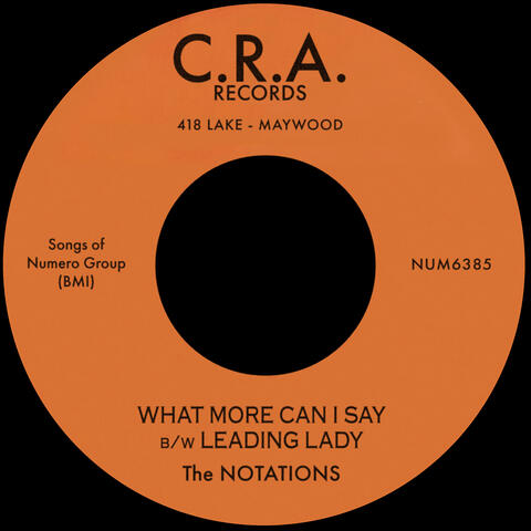 What More Can I Say b/w Leading Lady album art