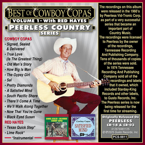 Best Of Cowboy Copas, Volume 1 (With Red Hayes) album art
