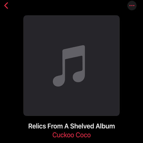 Relics From A Shelved Album album art