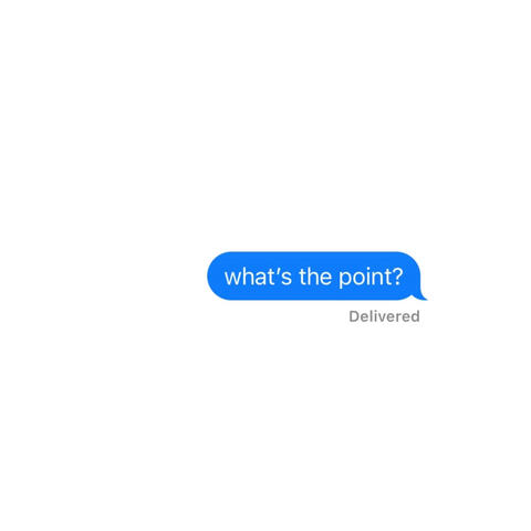 what's the point? album art