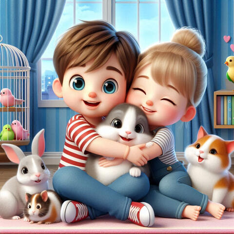 de petits animaux domestiques mignons album art