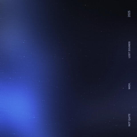 not quite (slowed + reverb) album art