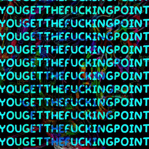 YOU GET THE FUCKING POINT album art