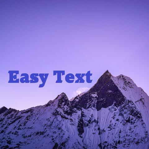 Easy Text album art