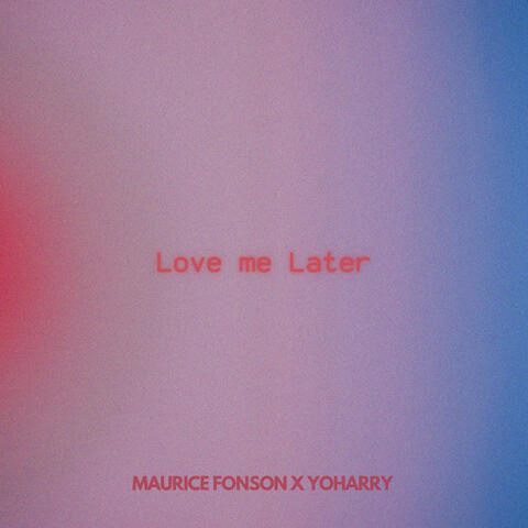 Love me later album art