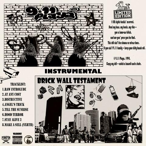 BRICK WALL TESTAMENT album art