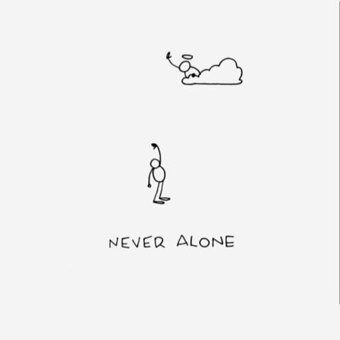 NEVER ALONE album art