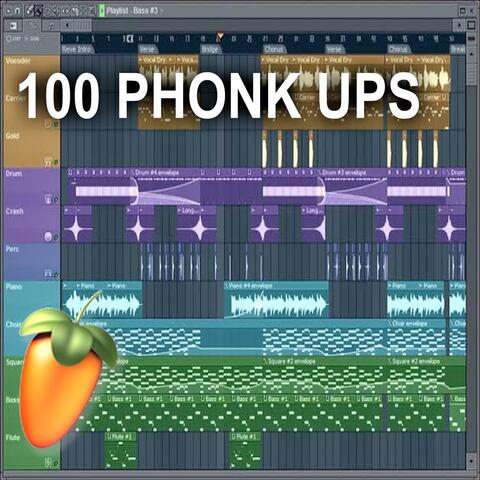 100 phonk ups album art