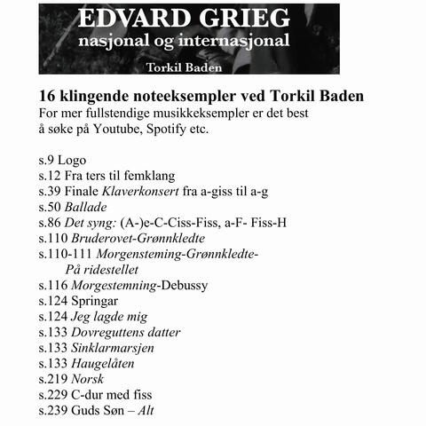 Grieg-Baden Musikkeksempler album art