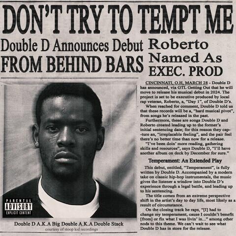 don't try to tempt me album art