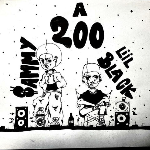 a 200 (feat. Lil Black) album art