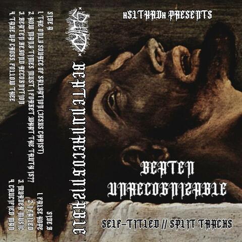 BEATENUNRECOGNIZABLE : SELF-TITLED // SPLIT TRACKS album art
