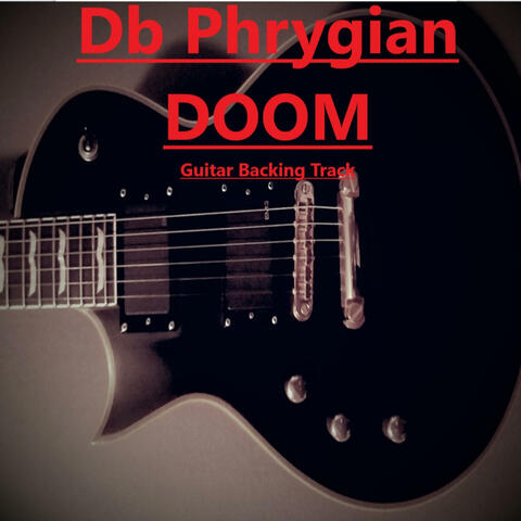 Db Phrygian DOOM METAL Guitar Backing Track \m/ album art