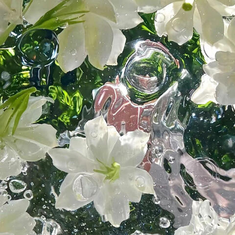 水中の花びら - underwater petals album art