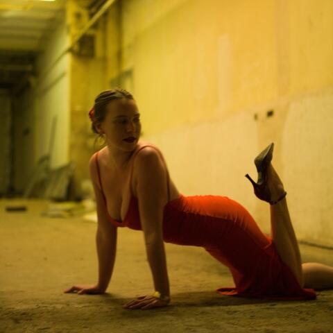 red dress album art