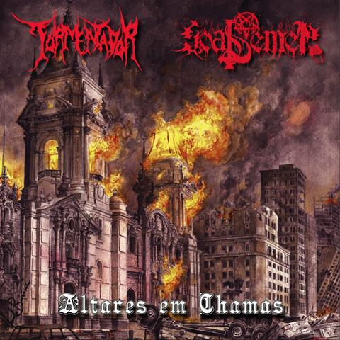 Altares em chamas album art