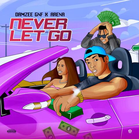 Never let go album art