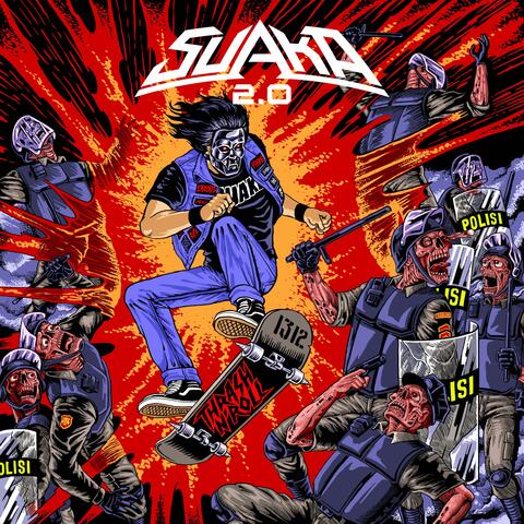 Thrash and roll album art