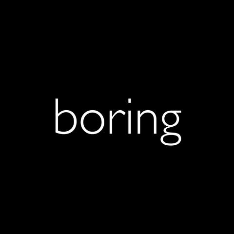 boring album art