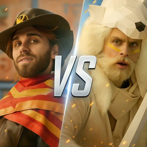 Overwatch rap battle (Version Coupé) album art