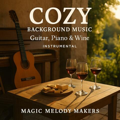 Cozy Background Music – Guitar, Piano & Wine album art