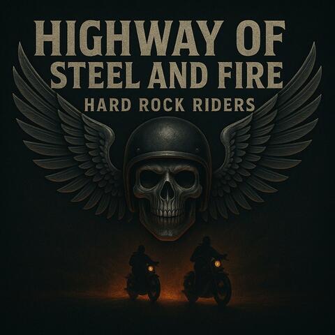 HIGHWAY OF STEEL AND FIRE – HARD ROCK RIDERS album art