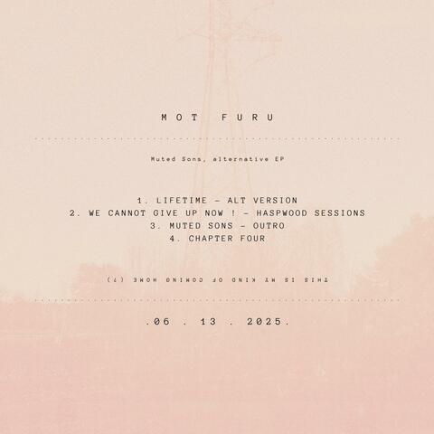 Muted Sons, alternative EP album art