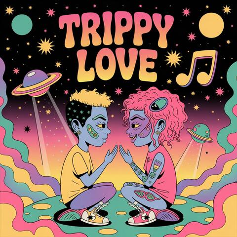 Trippy love album art