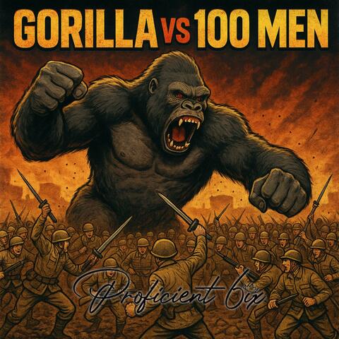 100 Men vs 1 Gorilla album art