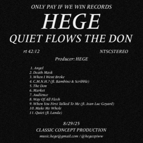 Quiet Flows The Don album art