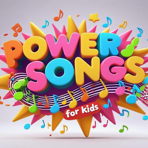 POWER SONGS for kids album art