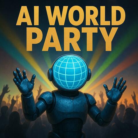 AI World Party album art