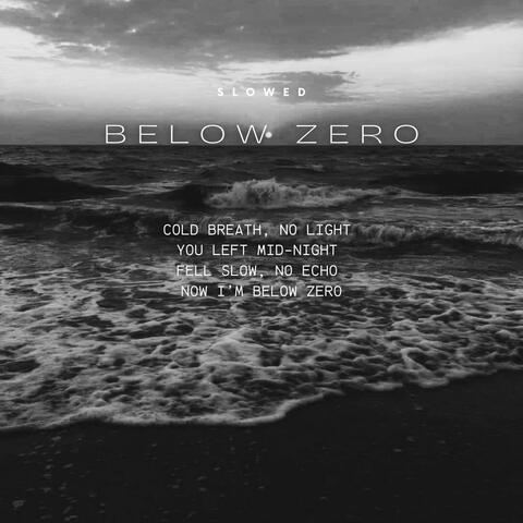 below zero - slowed album art