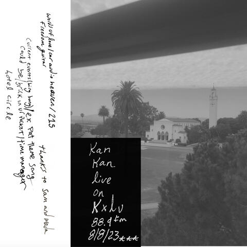 8/8/23 live on kxlu album art