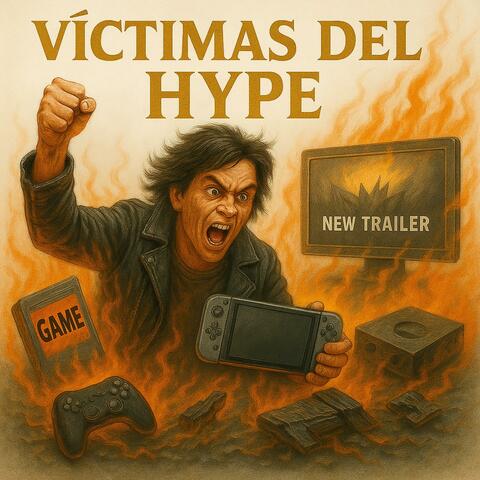 Víctimas del hype album art