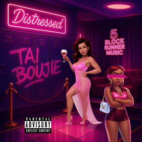 Distressed album art