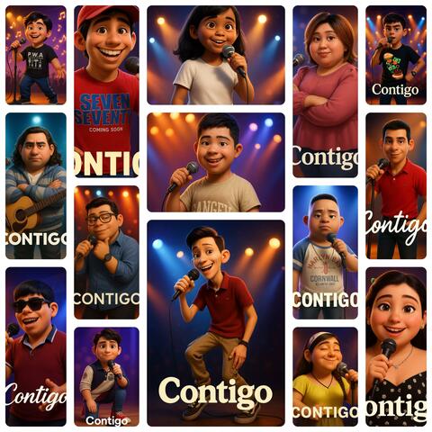 Contigo (feat. Eduardo Castillo,, Giovanni García, Bruno Cuadra, Mauricio Domínguez, Jocelyne Balderas, Víctor A. Mendoza, Neftalí Estrada, Jocelyn Hernández, Alejandro Sánchez, Aldo Caín Soto, Ángel Ernesto, Paola Núñez, Melissa Aguilar, Arath & Jesús) album art