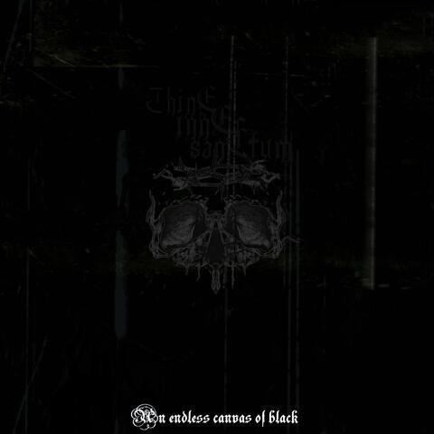 An endless canvas of black album art