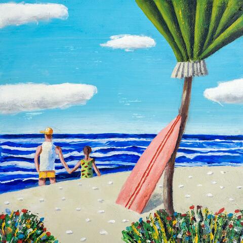 Surfboard album art