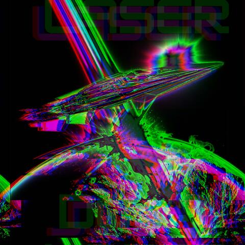 Laser album art