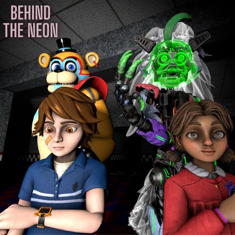 behind the neon album art